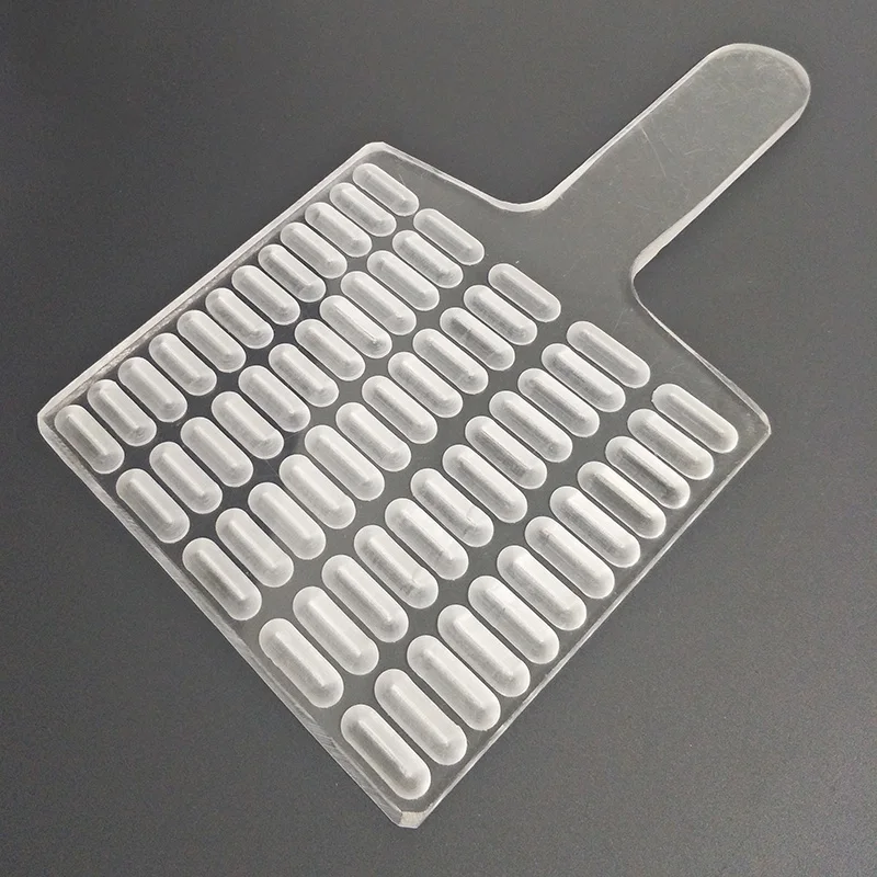 

Manual Capsule Counter Counting Board Capsule Filler Vary Size 60 Holes