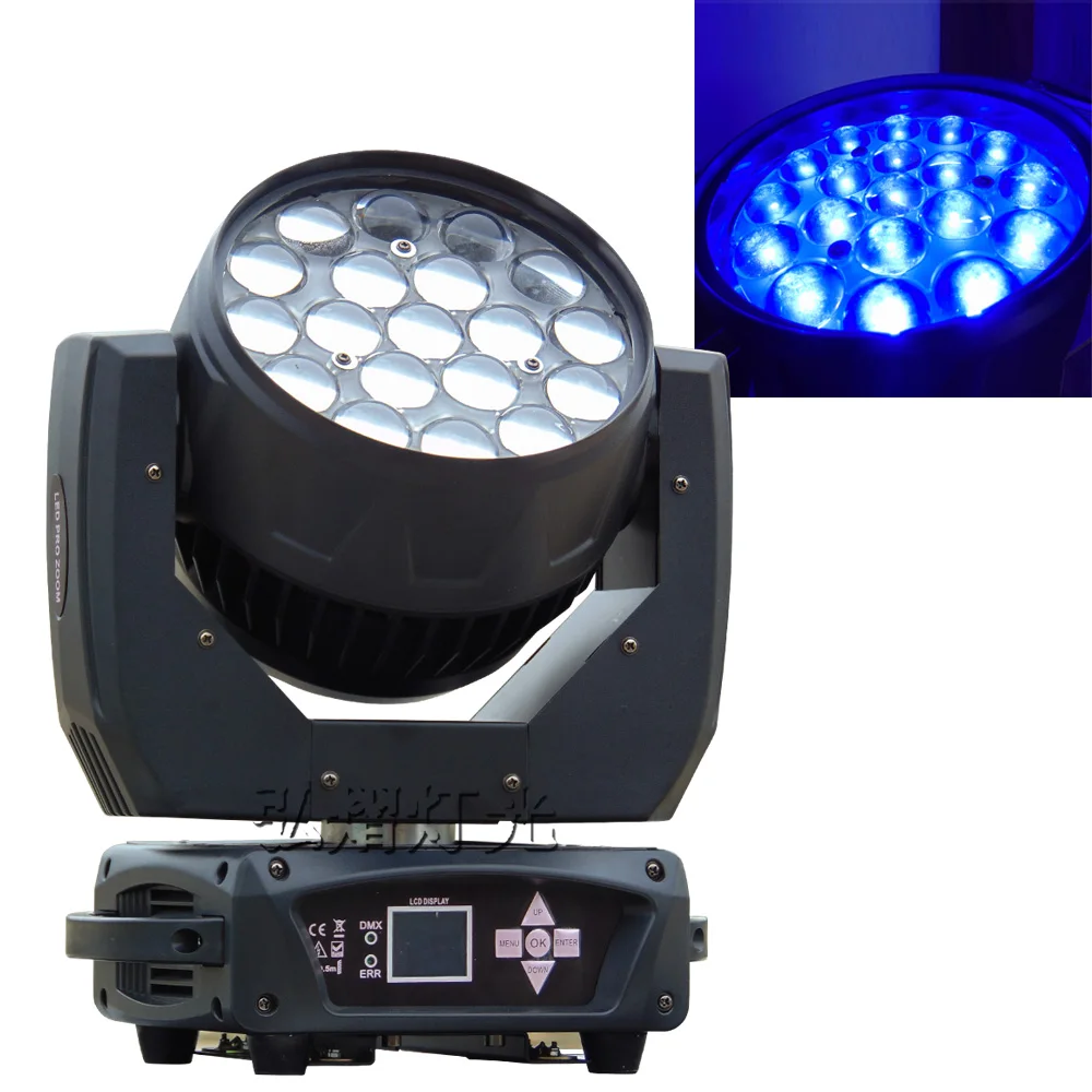 

LED Head Moving Light Rotating Moving Head DMX512 Sound Activated Master-slave Auto Running RGBW Beam Light for Disco KTV Club