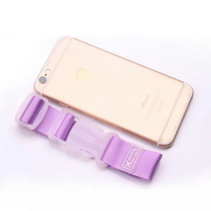 7Colour Portable Adjustable Travel Accessories Buckle Button Security Parts Suitcase Bag Hanger Luggage Strap Aircraft Supplies