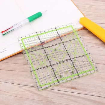 

VODOOL 15*15 cm Transparent Quilting Sewing Patchwork Ruler Home Art Cutting Tool Tailor Craft DIY Sewing Measuring Stationary