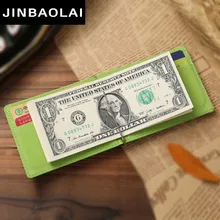 PU Leather Men font b Money b font font b Clip b font Wallet Solid Male