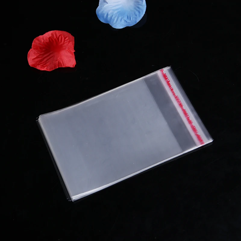 100 Pcs Clear Cellophane Resealable CELLO Opp Party Candy GIFT