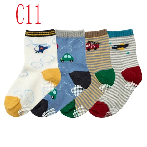 

4paris Kids Boy Socks Anti Slip Sokken Kinderen 2018 Autumn Winter Toddler Baby Stuff For Boy 0-8 Year Children's Non-slip Socks