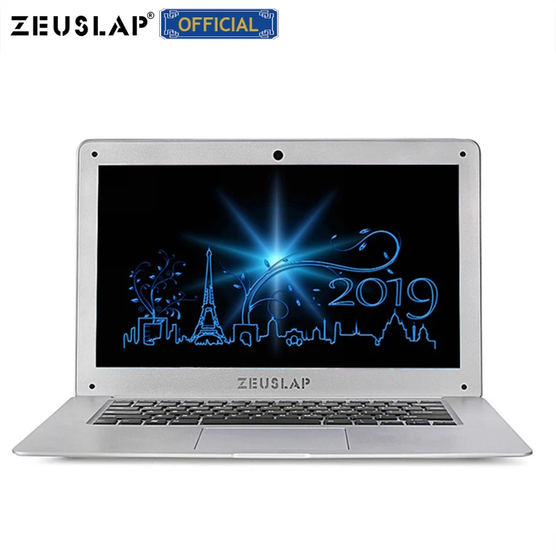 ZEUSLAP-A8 Plus 14inch Ultrathin Laptop 4GB Ram+128GB SSD Intel Quad Core Fast Boot Win10 Ultrabook Notebook Computer