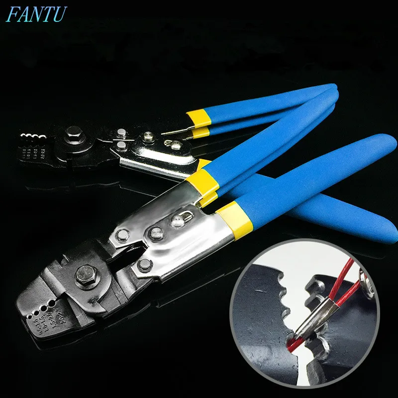 FANTU Al Tube Cu Tube Tie Hooks Wire crimper Plier High Carbon Steel