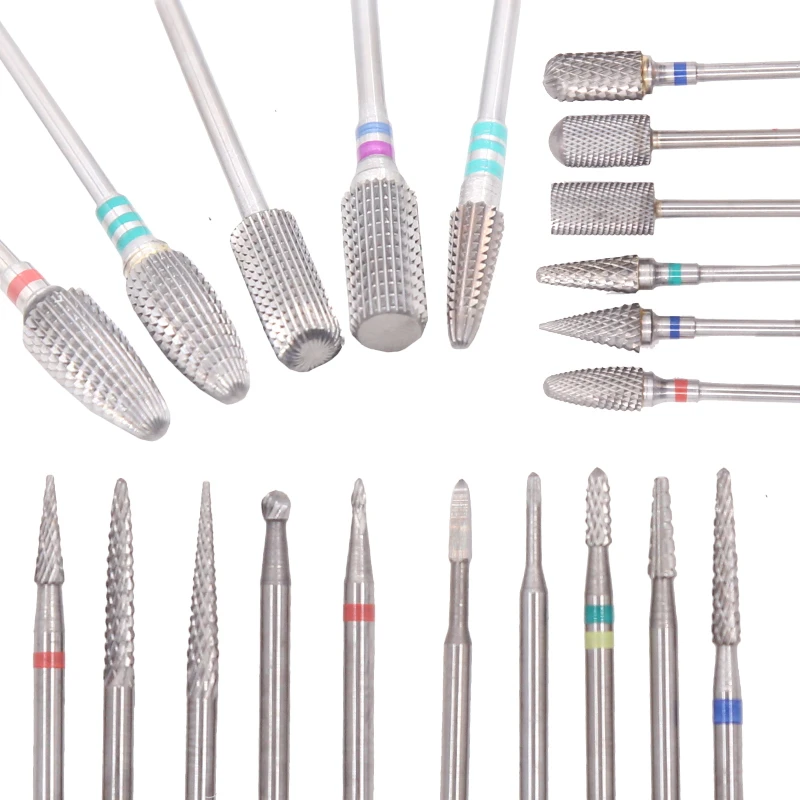 

Carbide Nail Drill Bits Ceramic Cutters For Manicure Machine Milling Cutters For Pedicure Milling Cutter for Nail Art Drill Tool