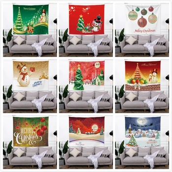 

Christmas Decorations Tree Wall Tapestry Bohemian Rectangular Tapestry Wall Hanging Mandala Bedspread Shawl Ethnic Carpet