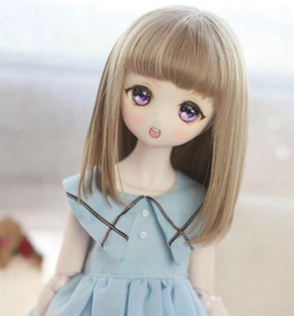 D01-P459 детская игрушка ручной работы 1/4 1/3 аксессуары для кукол BJD/SD/MDD кукла парик шаль воздушная челка в длинной груше цветок 1 шт