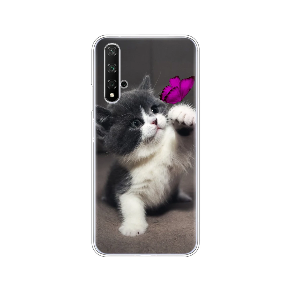 Case On Honor 20 Case Silicon Back Cover Phone Case For Huawei Honor 20 Pro Lite Honor20 YAL-L21 YAL-L41 Luxury Cartoon - Цвет: 11051