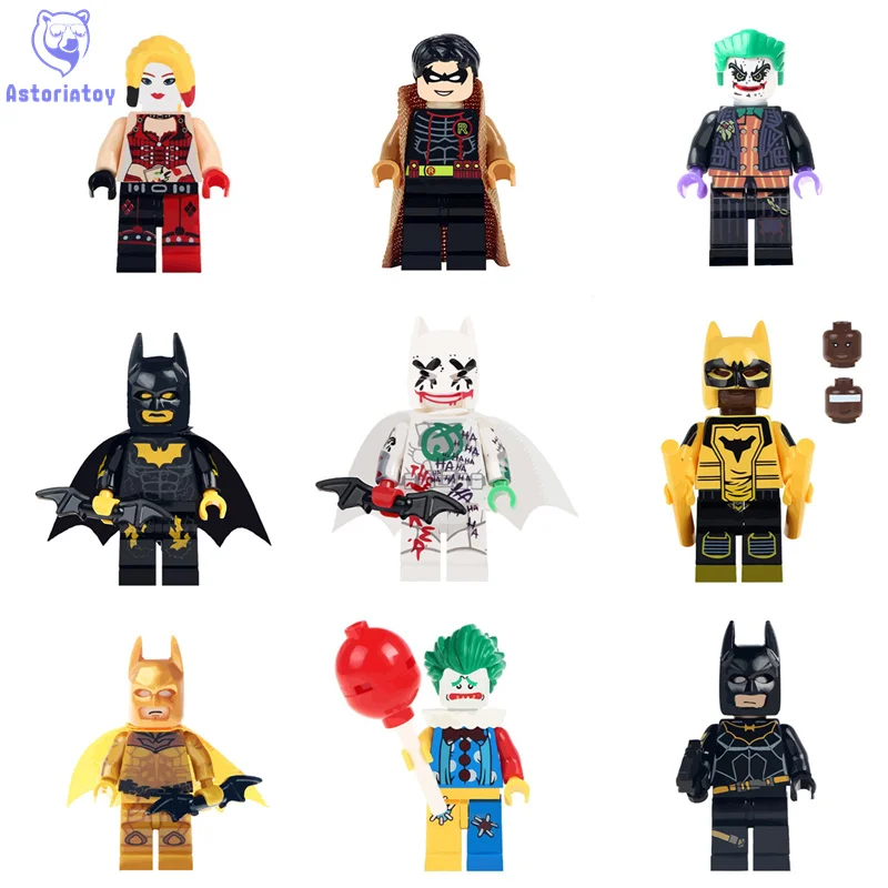 font b Building b font Blocks Single Sale Batman Robin joker Bricks font b Model