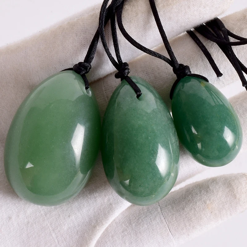 Jade Massage Egg Set Drill Natural Aventurine Yoni Egg Mineral Quartz Healing Ball Kegel Exercise Pelvic Floor Muscle For Women Jade Massage Egg Set Drill Natural Aventurine Yoni Egg Mineral Quartz Healing Ball Kegel Exercise Pelvic Floor Muscle For Women