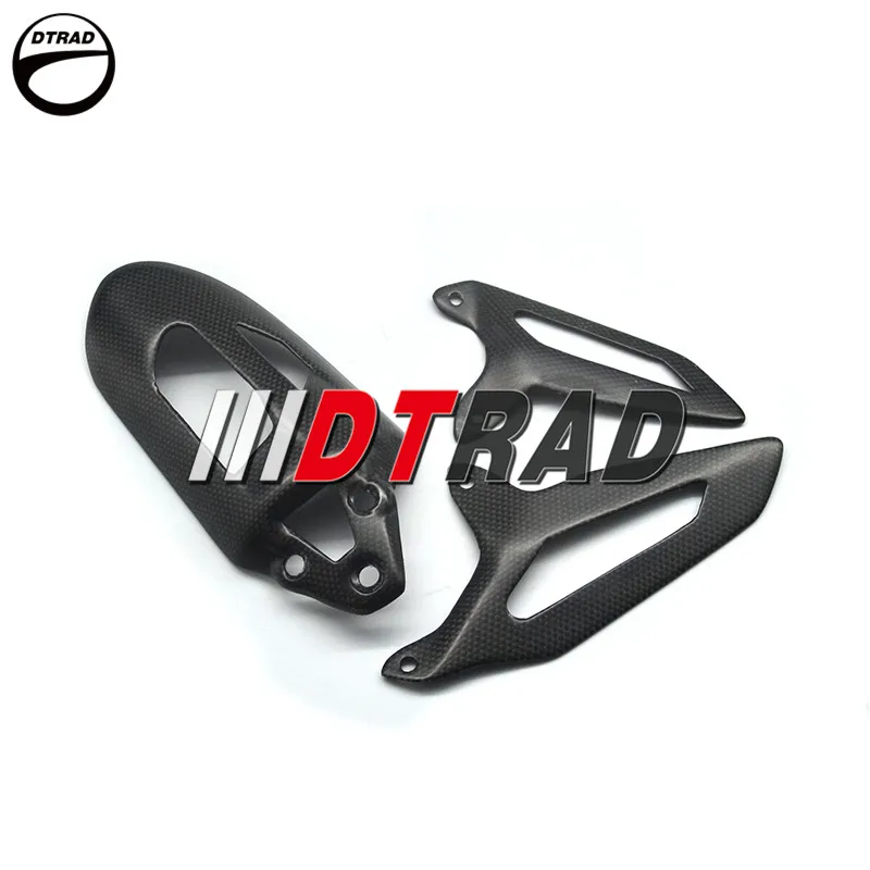 

DTRAD For DUCATI 899 959 1199 1299 Full Carbon Fiber 100% Twill MATTE SHOCK SPRING COVER AND HEEL GUARDS