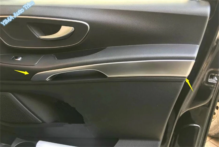 

Lapetus Auto Styling Front Inner Door Doorknob Handle Strip Cover Trim Fit For Mercedes-Benz Vito W447 2014 - 2018 ABS Matte