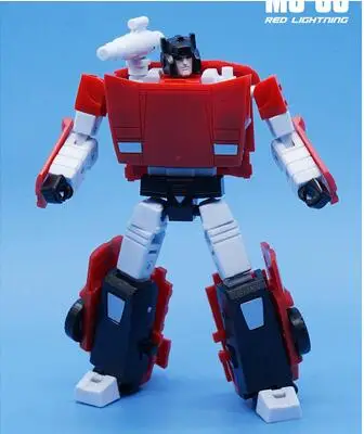 Трансформация циклона predaking WaveSound скорой помощи Sixshot брутикус вентиляторы игрушки MFT MF3 Shockwave MFT MF0 Megotroun Фигурки игрушки - Цвет: Sideswipe 12cm