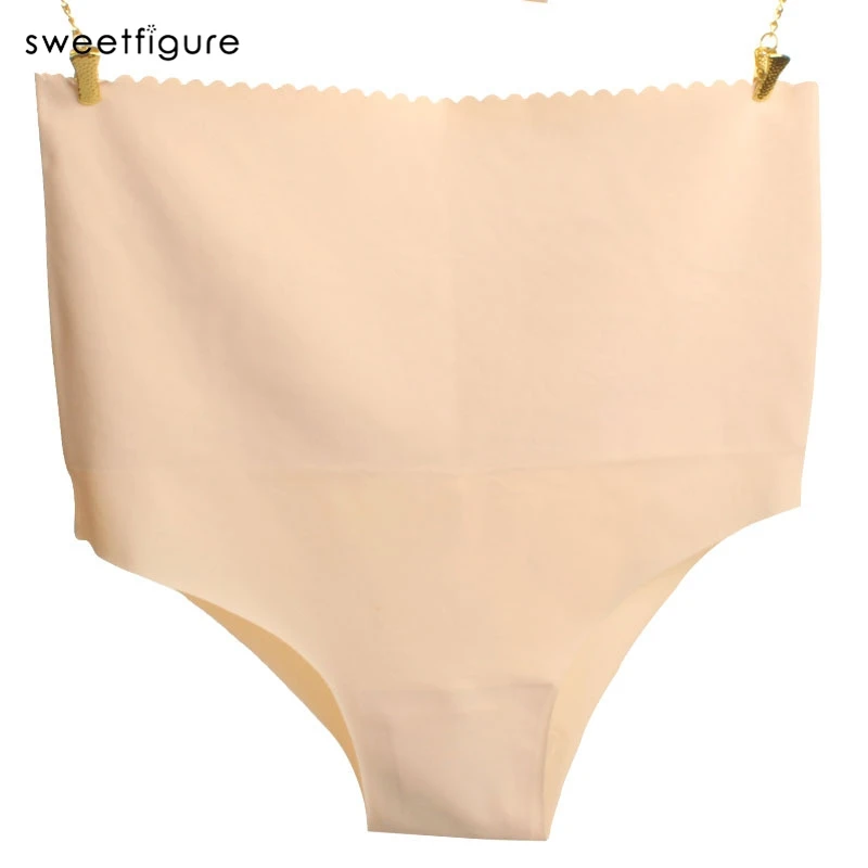 Ultra-thin Woman Panties Plus Size High Waist Panties Seamless Underwear Sexy Ladies Briefs Beauty Care Tummy Intimates
