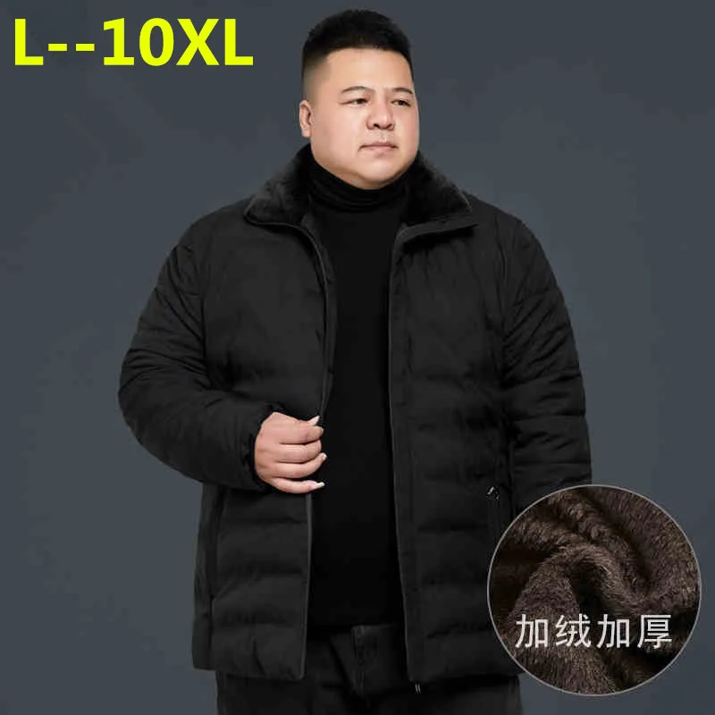 10XL 8XL 6XL Новое Стильное пальто Мужская брендовая одежда модные куртки зимние пальто брендовая одежда мужские s пальто с меховым воротником пальто