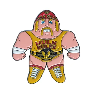 

Hulk Hogan WWE Wrestling Enamel Pin Badge