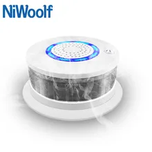 Беспроводной детектор температуры дыма 433 МГц высокая температура сигнализация звук и светильник сигнализация для домашней охранной сигнализации