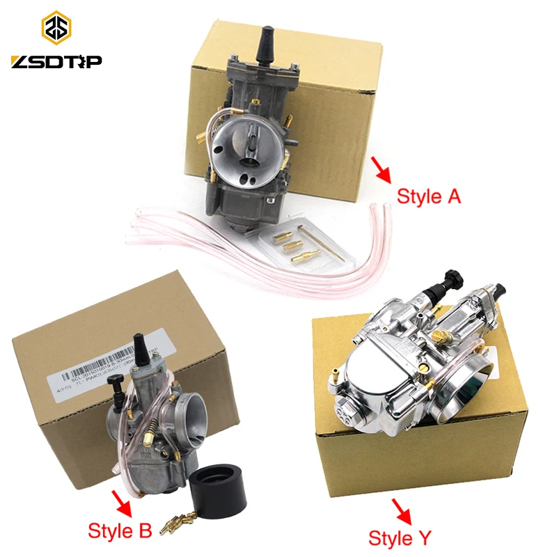 Карбюратор ZSDTRP для мотоцикла PWK 21/24/26/28/30/32/34 мм 2T/4T с Power Jet Carb гоночный Кроссовый