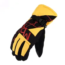 Зимняя уличная ветрозащитная водонепроницаемая, Лыжный спорт перчатки с подогревом теплые утепленные термо Handschoenen снег сноуборд лыжные принадлежности