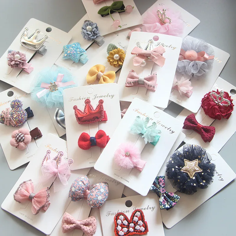 

Baby Headwear Cute Hairpins Floral Hair Clips Barrettes Accessories For Girls Kids Children Hairclip Headdress for Girl 2pc/set