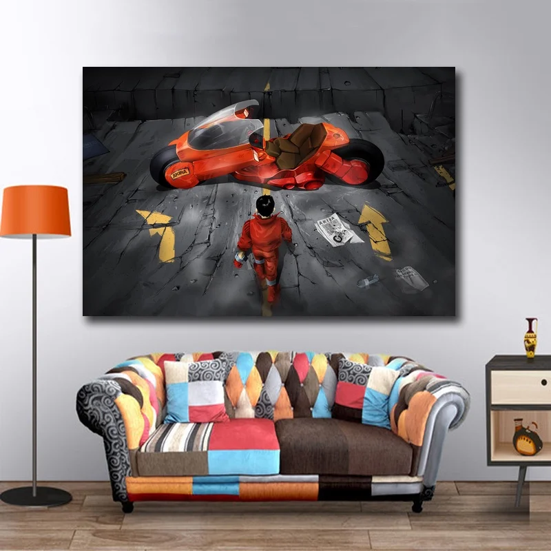 online shop akira red fighting anime movie art silk poster print
