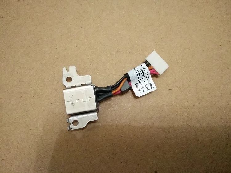 5-10PCS New DC Power Jack With Cable For Dell ChromeBook 11 3180 3189 Latitude 3189 P/n: 0XNJ46 DC30100ZR00 DC30100ZI00