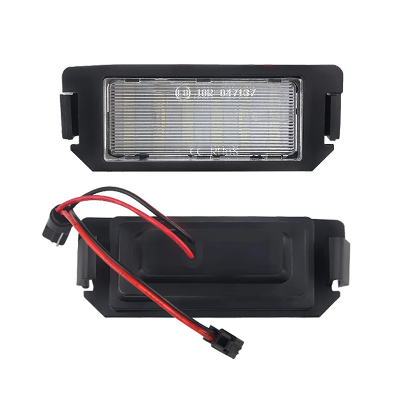 

2Pcs 12V LED Number license Plate lights 6500K White Error Free for Hyundai I20 Veloster Terracan Coupe GK for Rio Picanto Soul