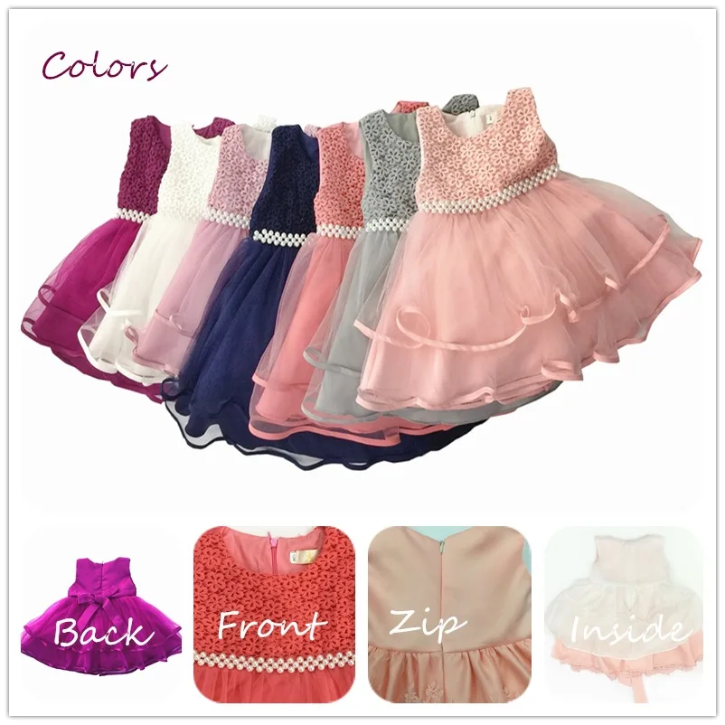

2018 New Girl Dress Children Clothing Lace Party Kids Girl Clothes Summer Fashion Flowers Evening Dresses for Girls