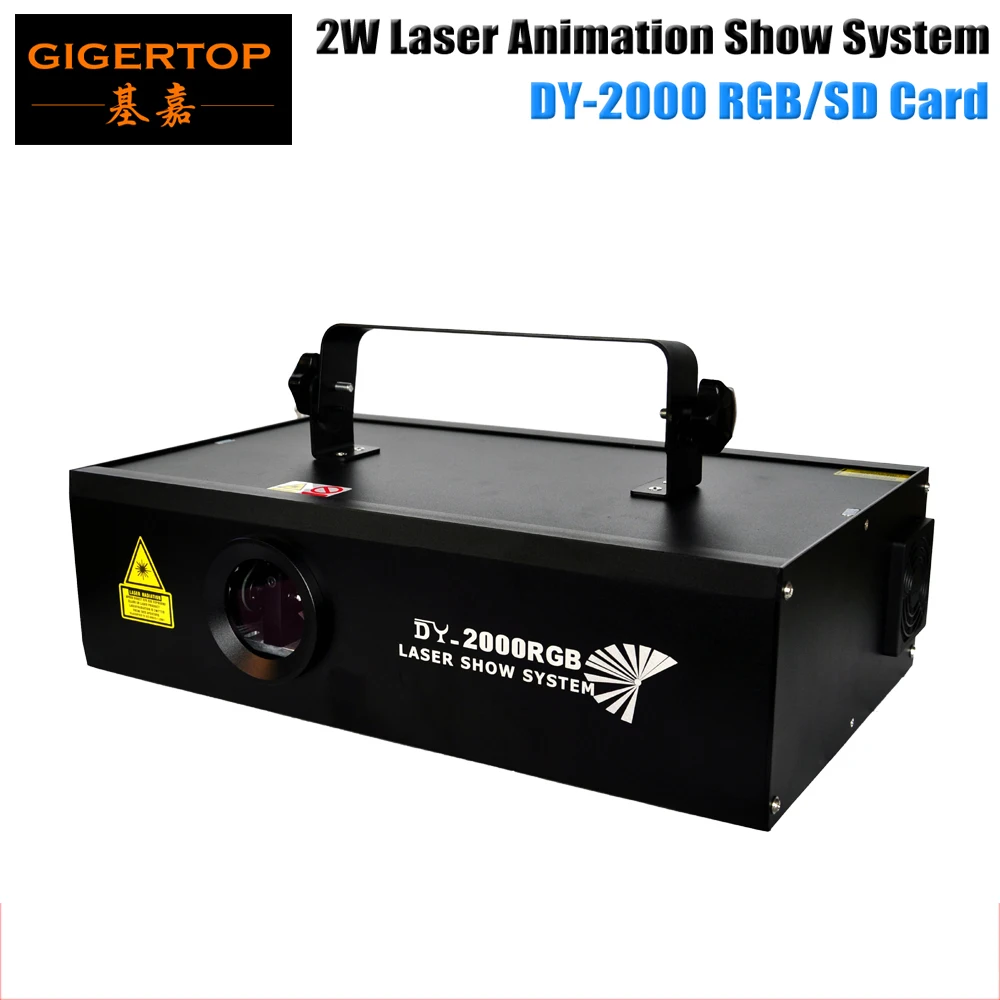 2W RGB Full Color Animation Laser Light,With SD Card,Professional Laser