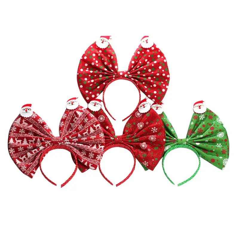 Christmas Headband Santa Claus Antlers Headwear Lovely Christmas