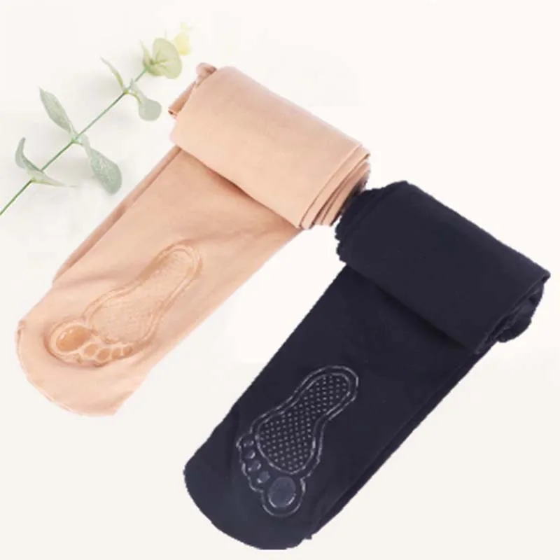 Meat color wire socks new ladies legs bottom thin spring summer silicone non-slip bottom artifact plus file large size pantyhose