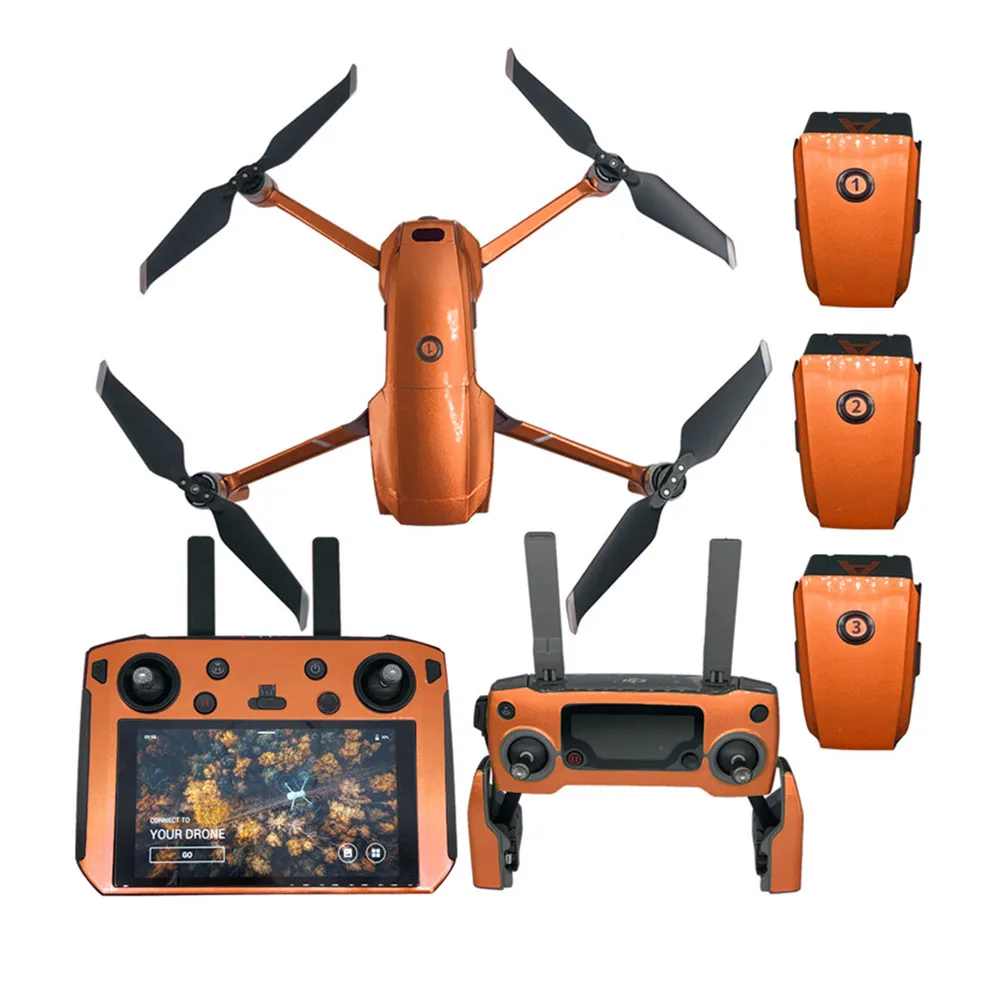 Fluorescent Sticker Body Skin Stickers for DJI Mavic 2 ProZoom Drone Body Waterproof 3M Sticker for DJI Smart Controller Skin (11)