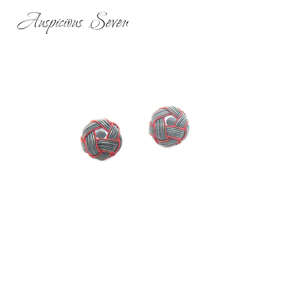 

Hand woven beads 2 pieces 1000 silver Islamic prayer beads/TSHWB-03
