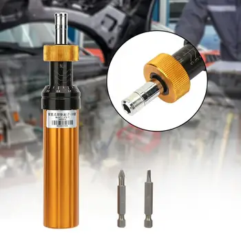 

Alloy Steel Preset Type 1-6N.m Adjustable Torque Screwdriver Handheld Maintenance Tool Hand Tool Torque Screwdriver