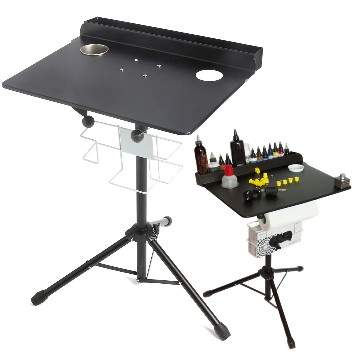 

Adjustable Tattoo Work Desk Table Compact Stand Professional Tattoo Station Body Art Tattooing Supply Permanent Makeup Equipment