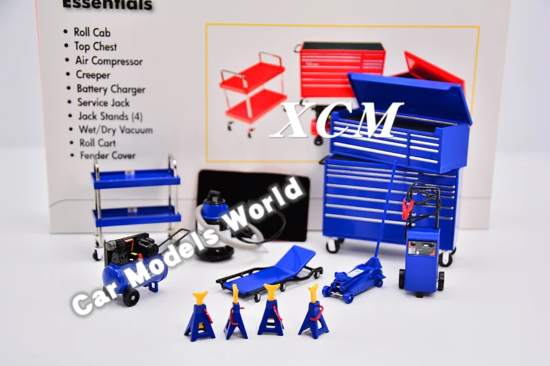 

Model Scale Miniatures Garage Essentials Kit 1:18 (Blue) + SMALL GIFT!!!