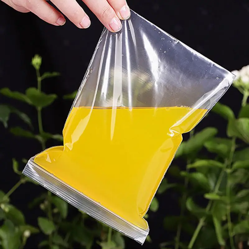 100PCS High Quality Ziplock Bags Clear Small White Transparent Poly Bag