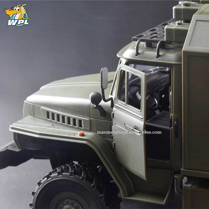 WPL B36 1:16 RC Car 2.4G 6WD Military Truck Crawler Command Communication Vehicle RTR Toy Carrinho de controle