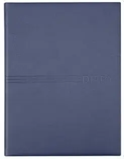 Деловая Обложка из искусственной кожи, дневник, ежедневник, B5, планировщик, управление проектом, записная книжка, канцелярские принадлежности, офисные принадлежности, школьные принадлежности - Цвет: Синий