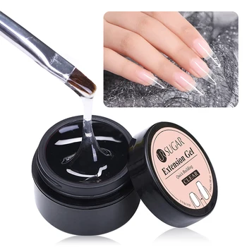 

UR SUGAR 15ml Nail Art UV Gel Polish Quick Building Acrylic Poly UV Gel Nail Tips Extension White Pink Soak Off Nail Art Gel