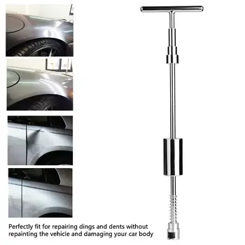 

Car Paintless Dent Repair Flattening Slider Hammer Tools with 10 Glue Tab Car Repair Tool