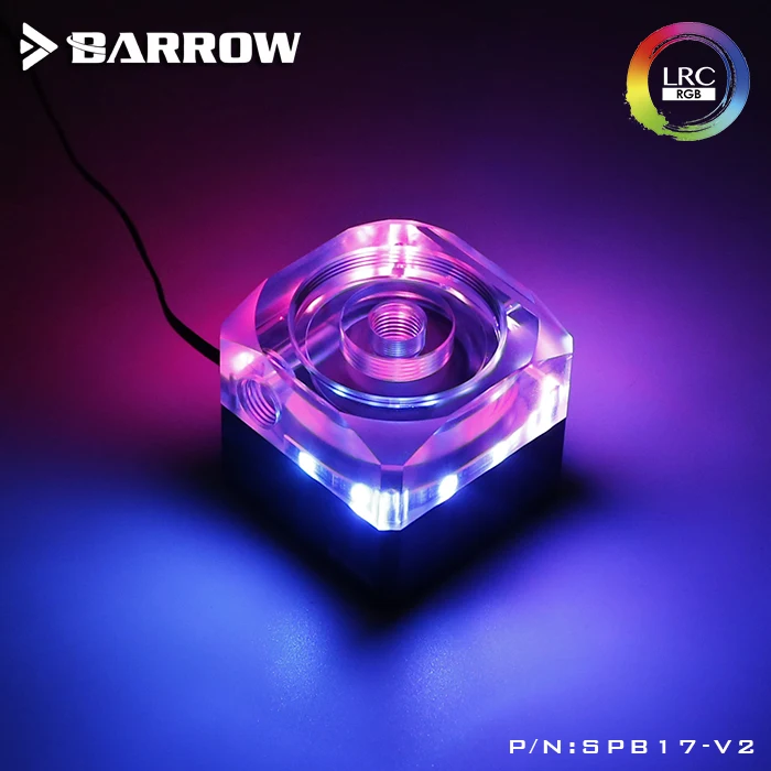 Barrow 12V 17w насос res комбинированный бак для воды 4PIN PMW контроль скорости 245 мм