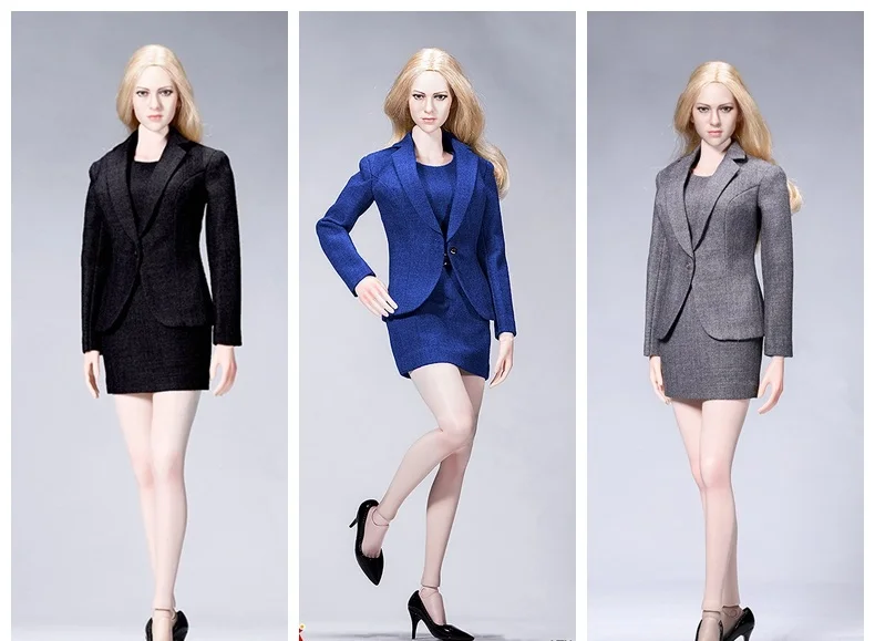 

[ESTARTEK] ACPLAY ATX029 1/6 Office Lady Dress Costume for 12" Phicen Jiaou Doll Collectible Action Figure DIY