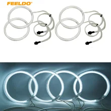 FEELDO 4 шт./компл. белый 2X 106mm2X 90 мм с холодным катодом(CCFL) Ангельские глазки комплекты фар для BMW E462D/Z3 для детей ростом 95-02 купе/Roadster# FD-4154