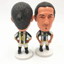 Soccerwe Cartoono Футбольная звезда Кукла JUV #16 # Mauro Camoranesi статуэтки статуи детская игрушка, подарок