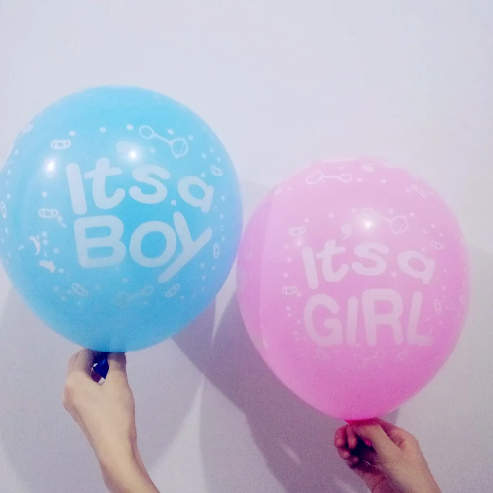 10pcs 12Inch &quotIts a Boy&quot Girl&quot Latex Inflatable Air Ball Wedding Birthday Baby Shower Party Decoration Supplies Balloon | Дом и