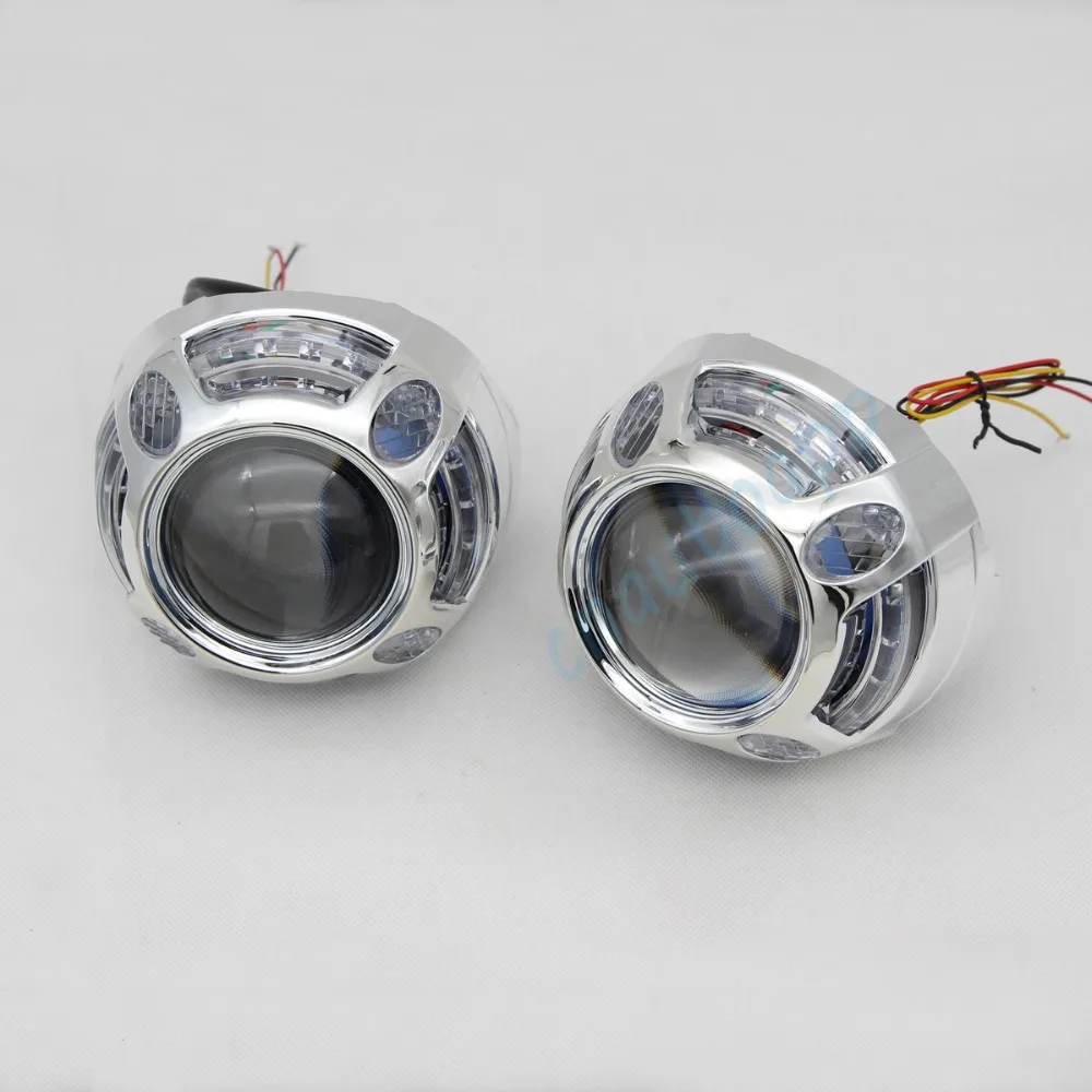 Lens LED headlight RGB bluetooth angel eye 1
