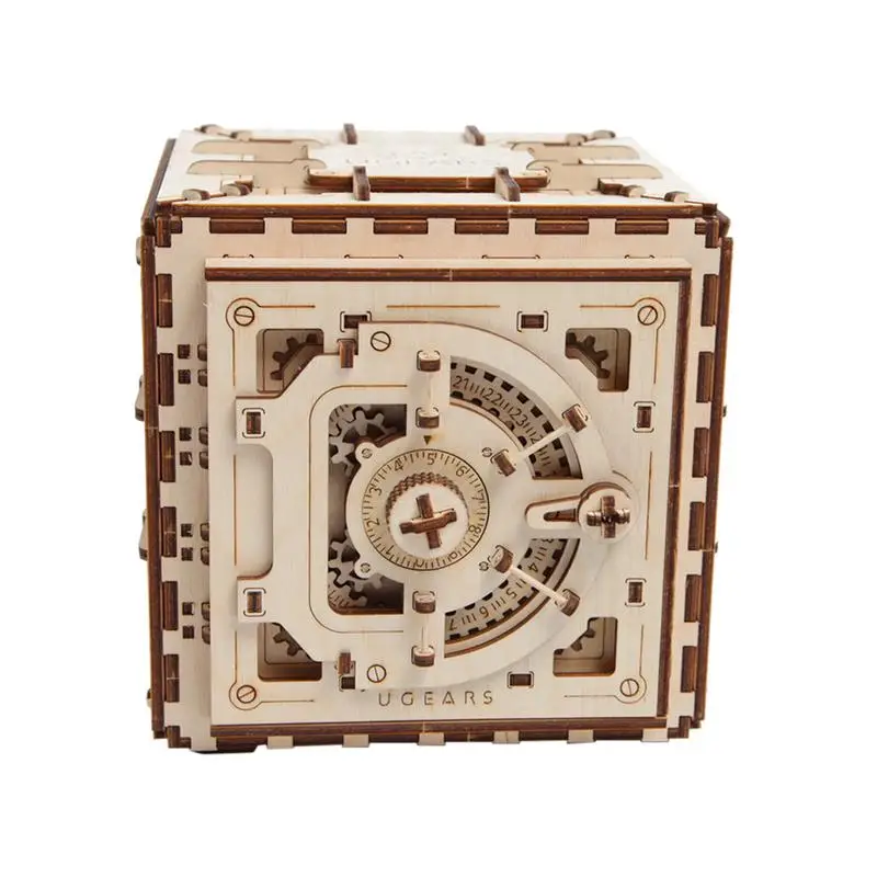 

Assembly Wooden Puzzle Toy Innovative Lock Box Mechanical Transmission Model DIY