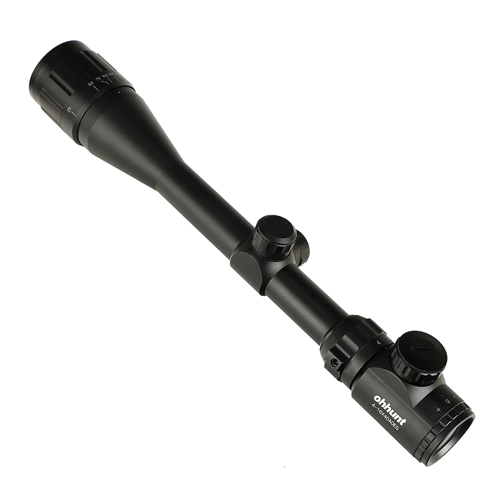 Ohhunt 4-16X40 AOEG Hunitng Combo Riflescope Mil Dot проволочная сетка с красно-зелеными лазерными прицелами и красным точечным тактическим оптическим прицелом